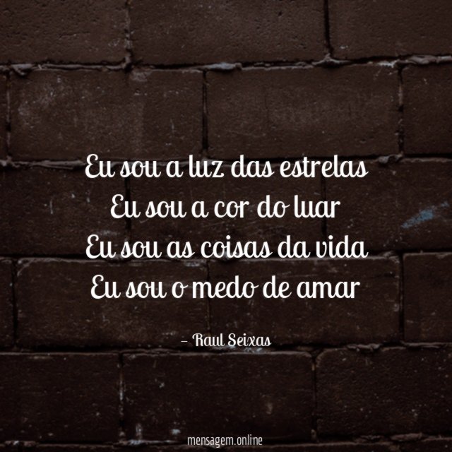 Eu sou a luz das estrelas Eu sou a