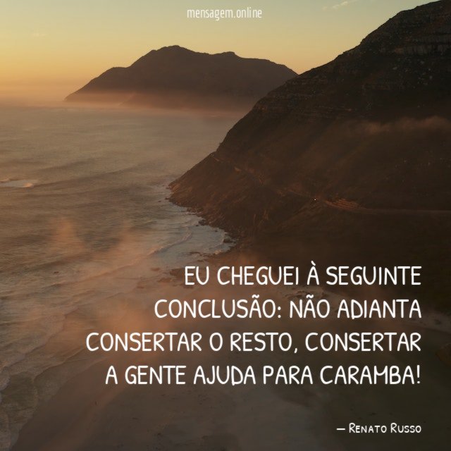 Eu cheguei à seguinte conclusão