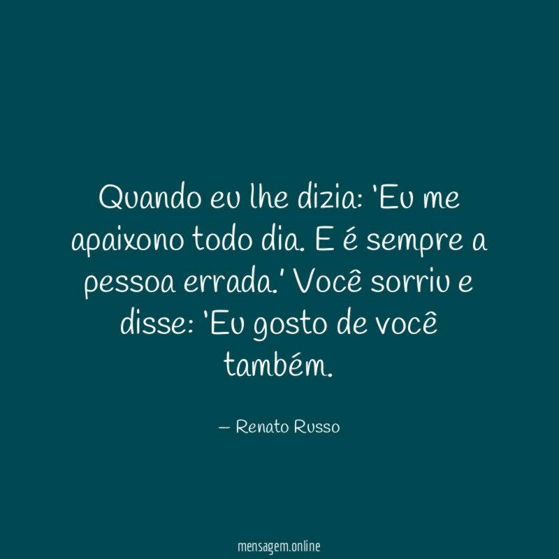 Quando eu lhe dizia