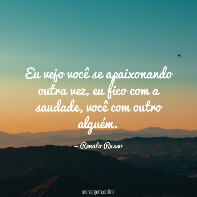 Eu vejo você se apaixonando outra vez