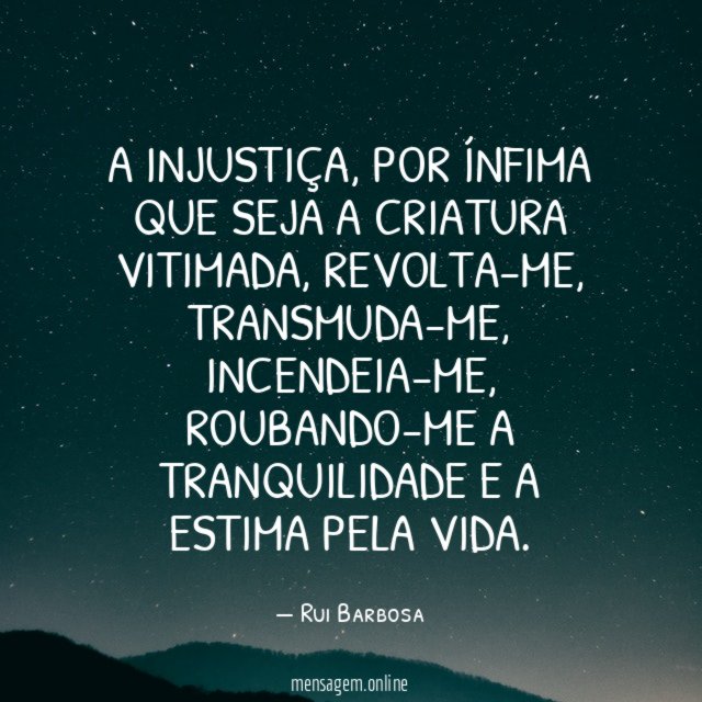 A injustiça