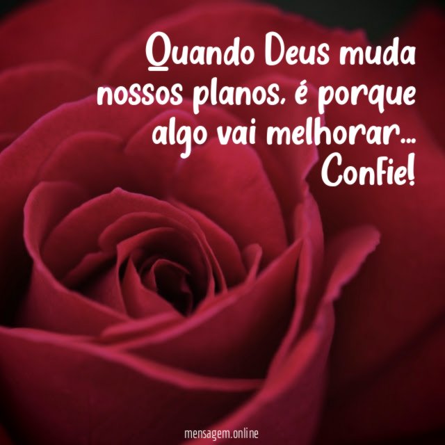 Quando Deus muda nossos planos