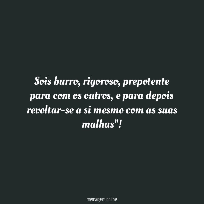 Sois burro