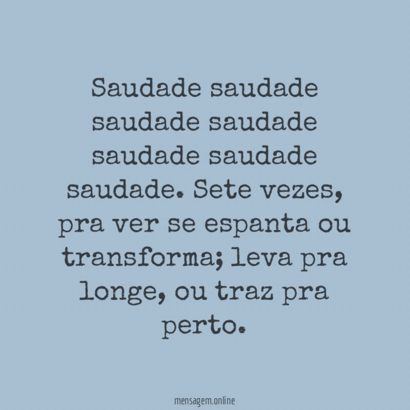 Saudade saudade saudade saudade saudade saudade saudade