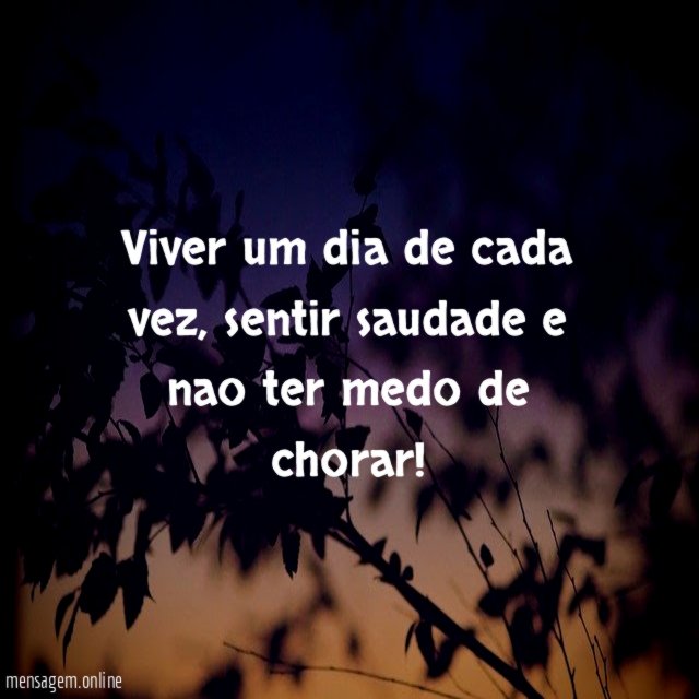 Viver um dia de cada vez