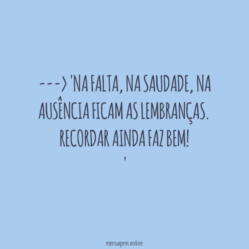 'Na falta