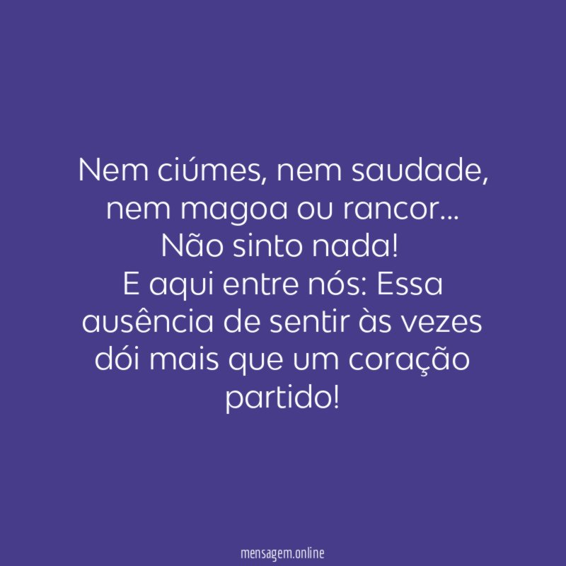 Nem ciúmes