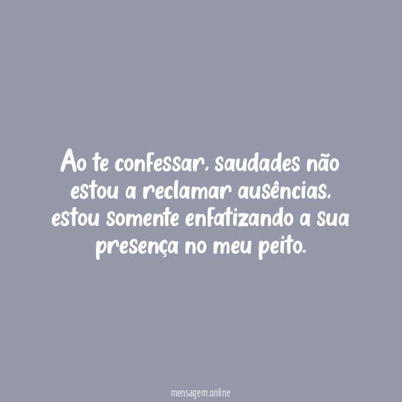 Ao te confessar