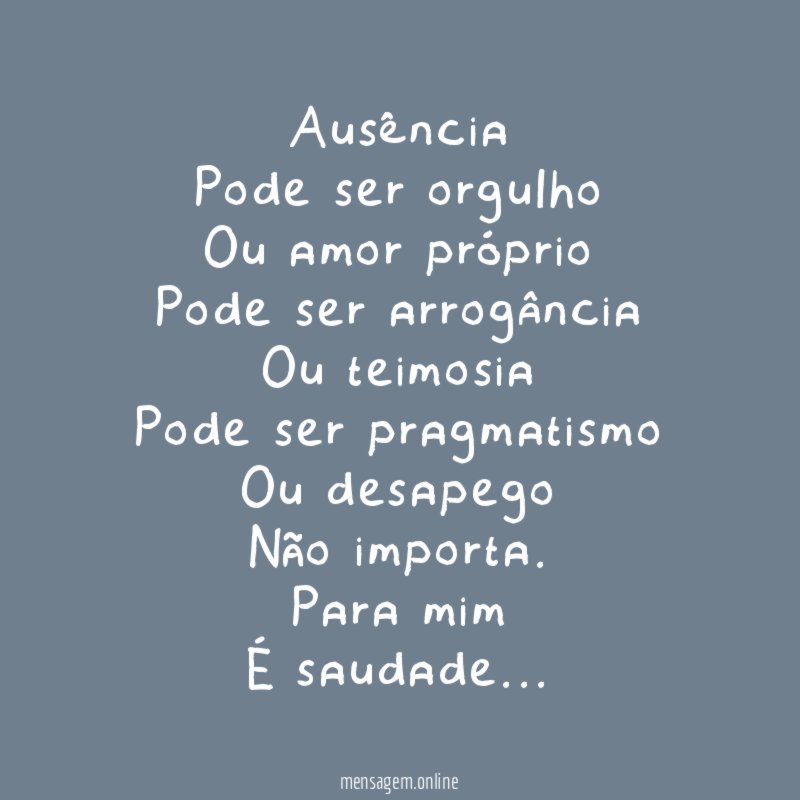 Ausência
