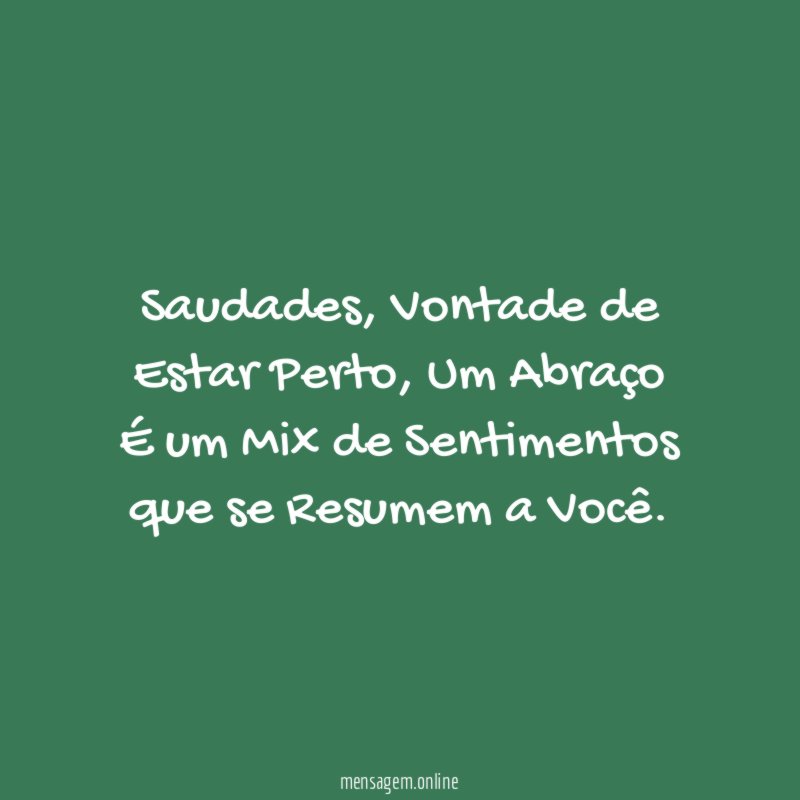 Saudades