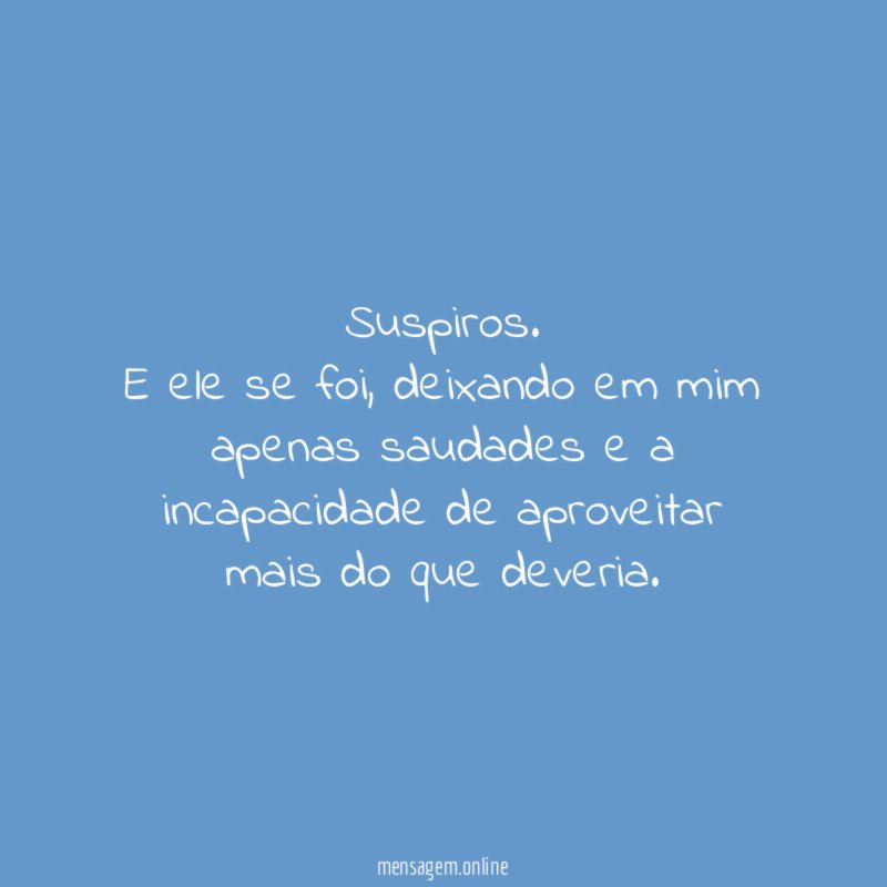 Suspiros.