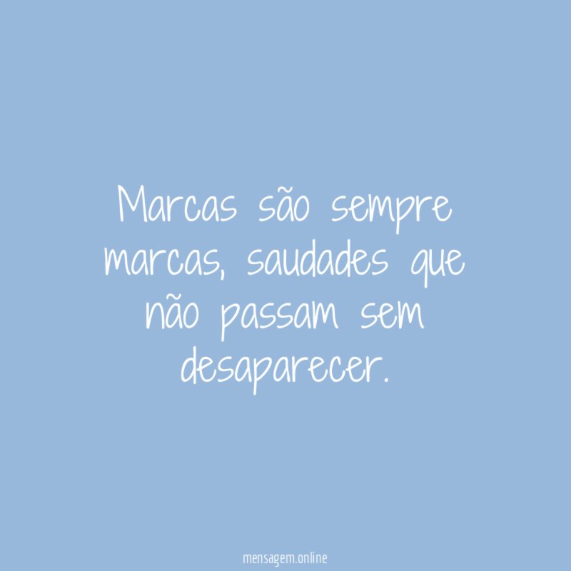 Marcas são sempre marcas
