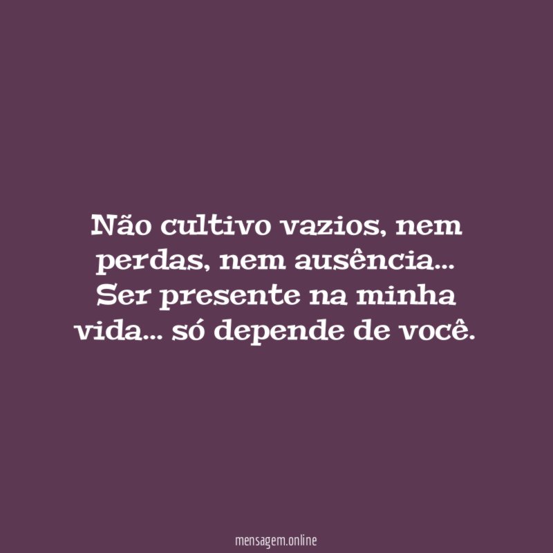 Não cultivo vazios
