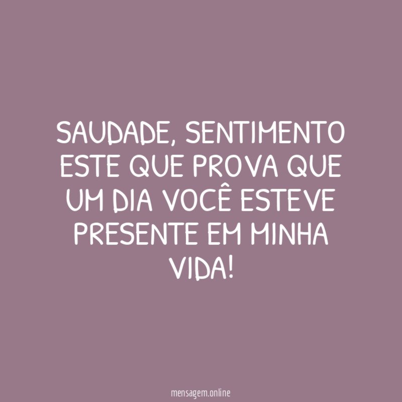 Saudade
