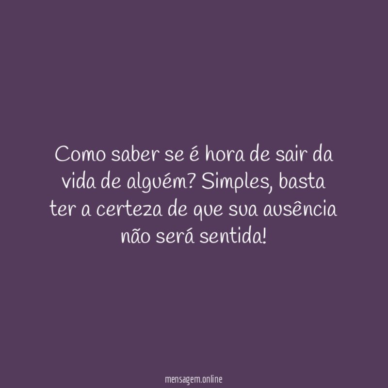 Como saber se é hora de sair da vida de alguém