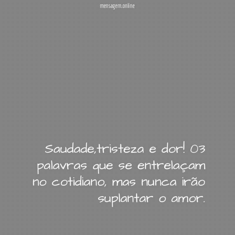 Saudade