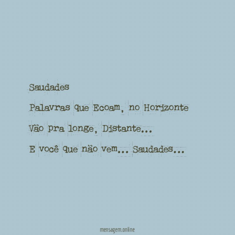 Saudades