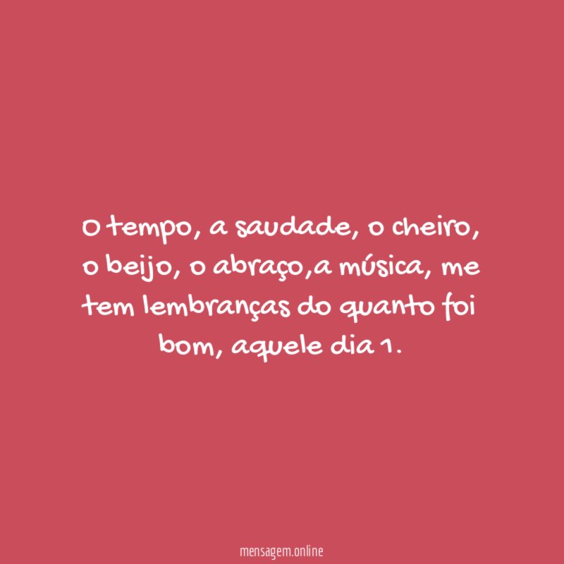 O tempo