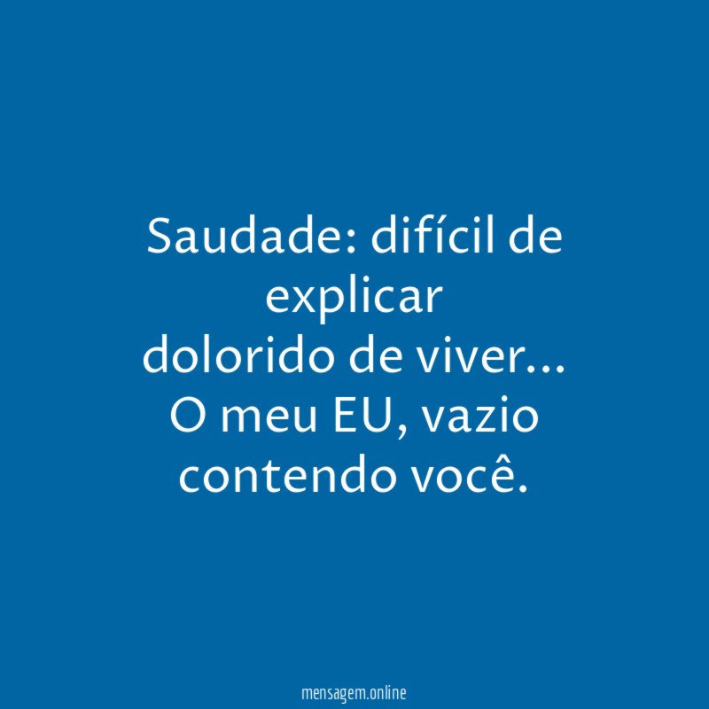 Saudade