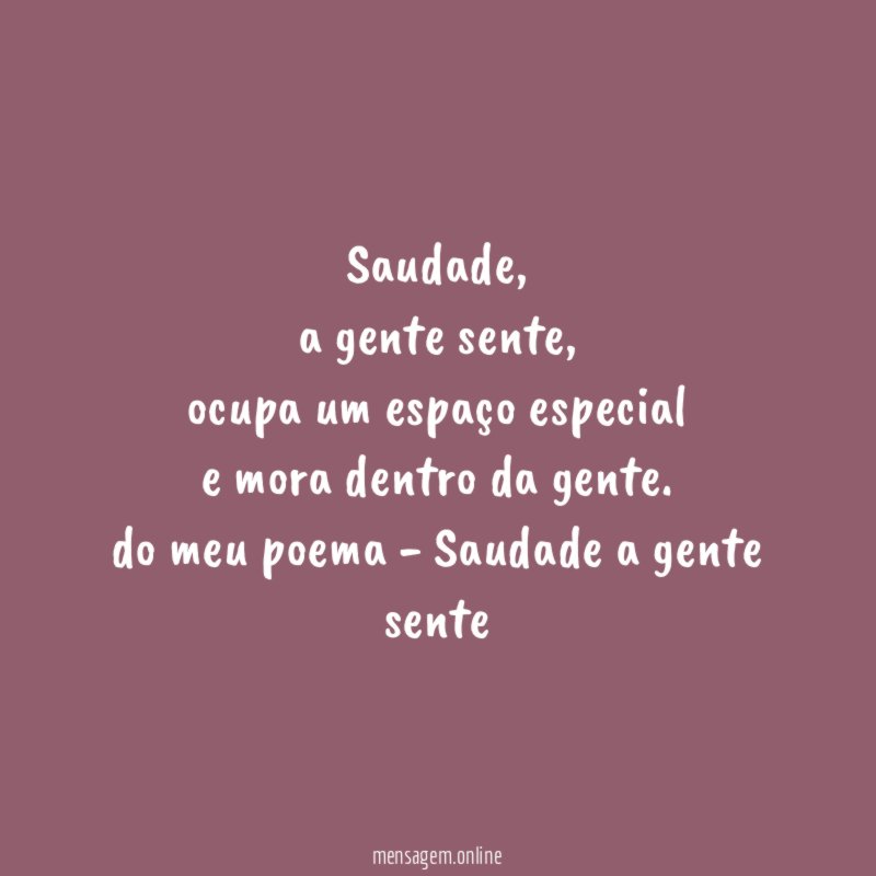 Saudade
