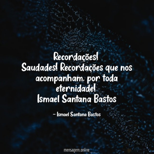 Recordações!