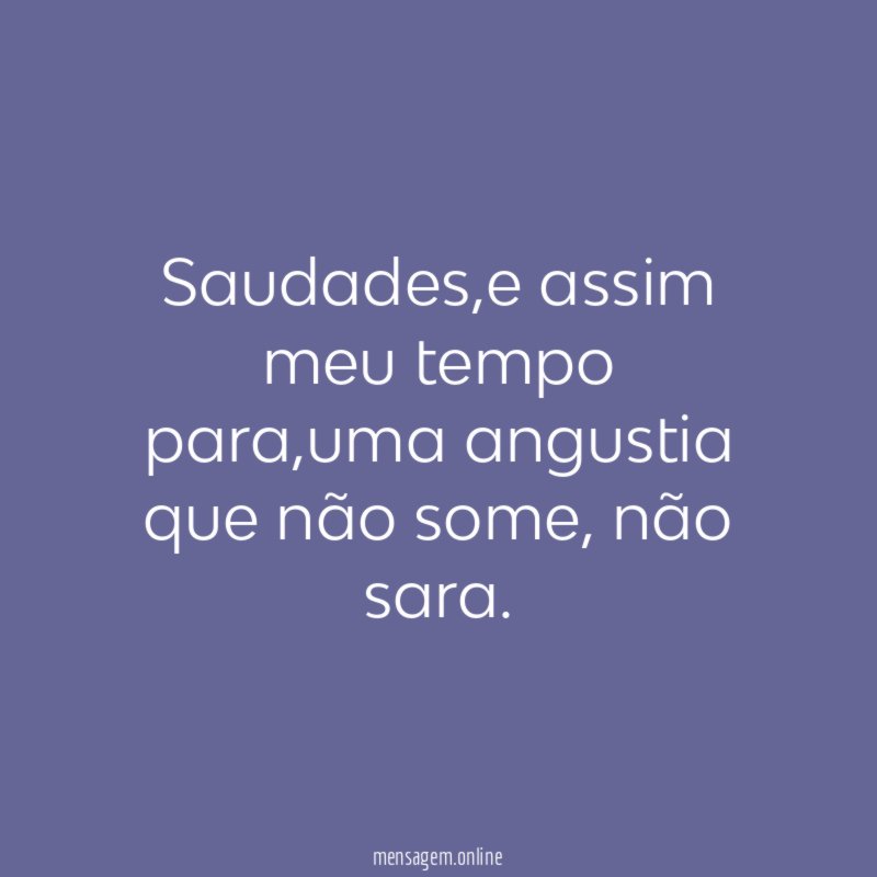 Saudades