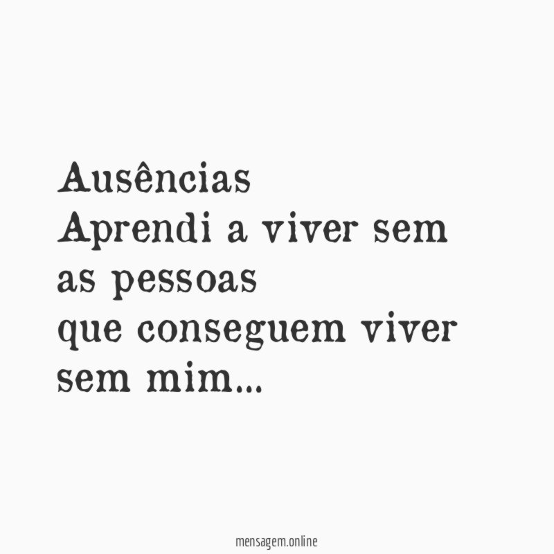 Ausências