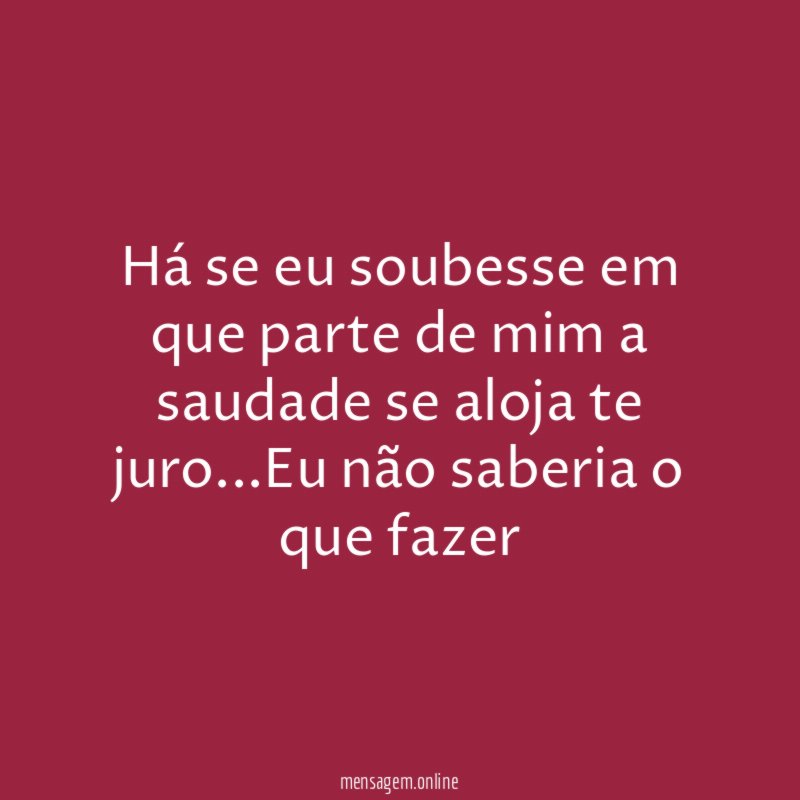 Há se eu soubesse em que parte de