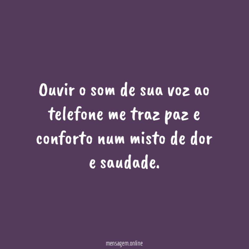 Ouvir o som de sua voz ao telefone