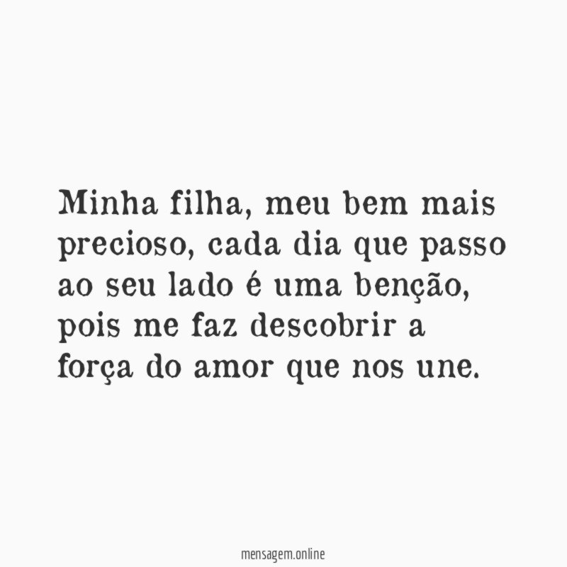 Minha filha