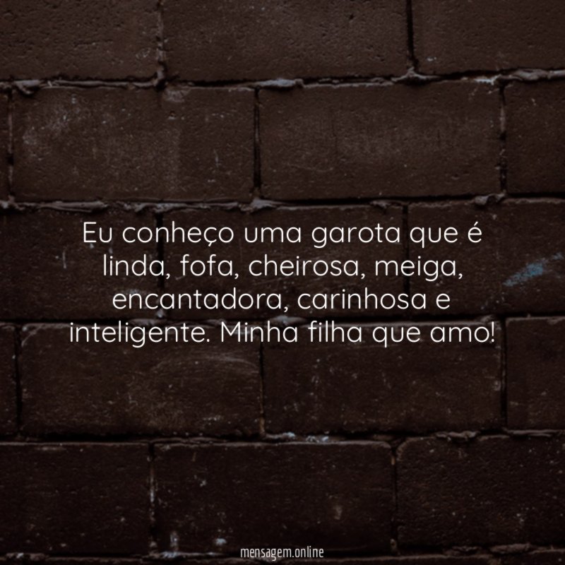 Eu conheço uma garota que é linda