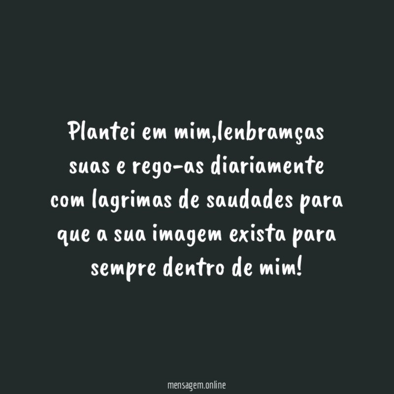 Plantei em mim
