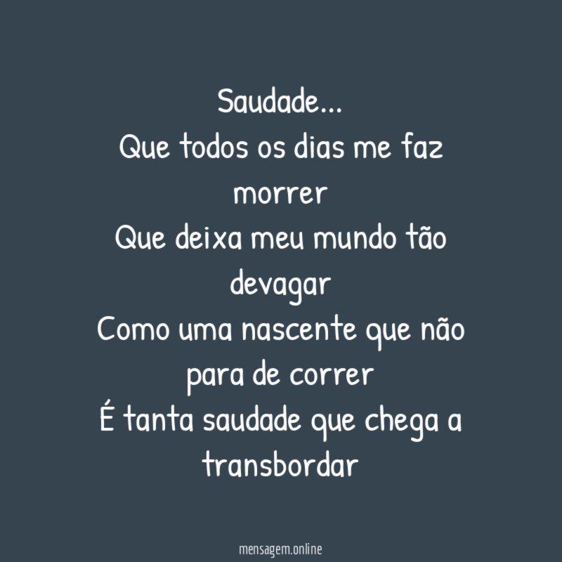 Saudade