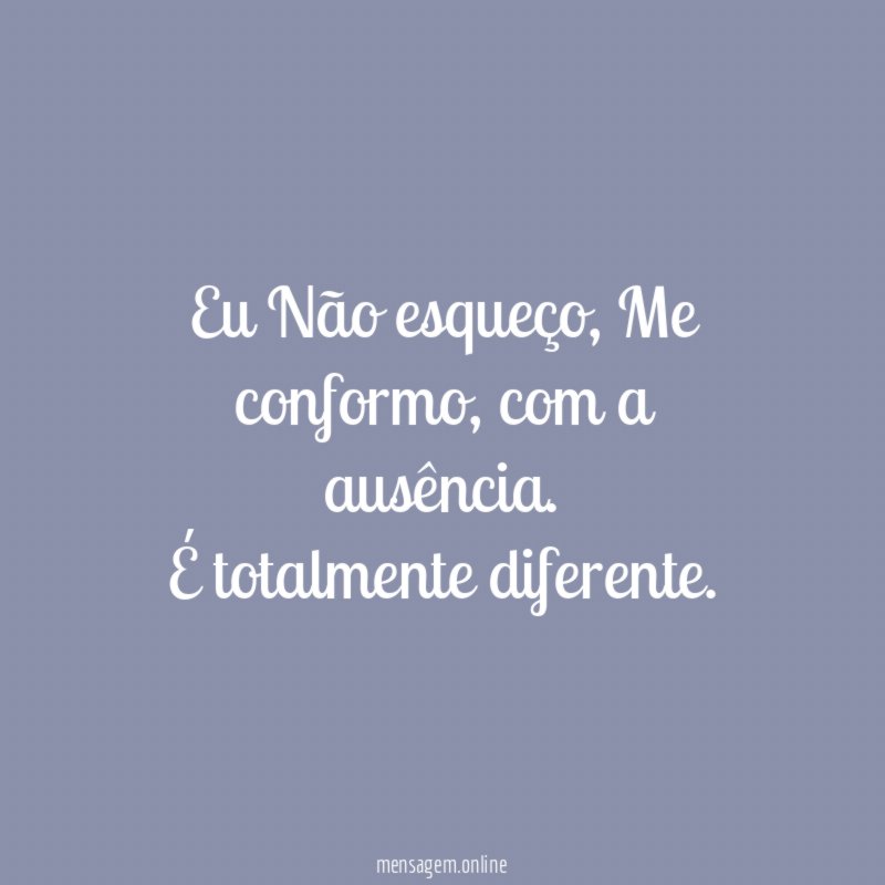 Eu Não esqueço