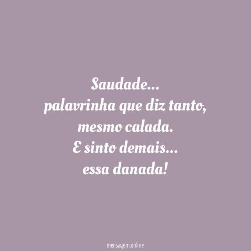 Saudade