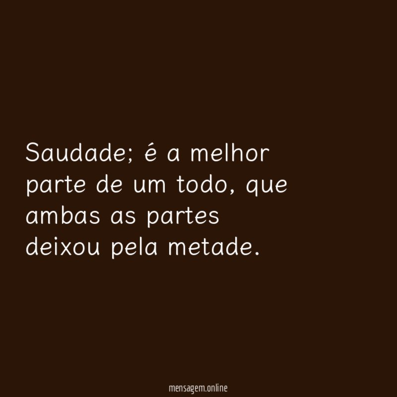 Saudade