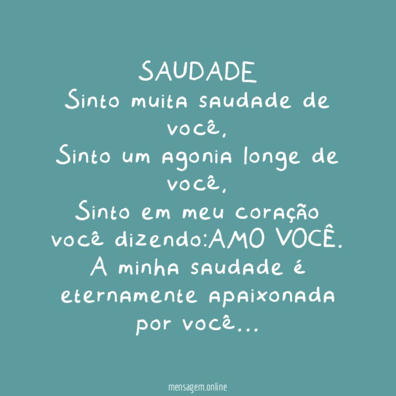 SAUDADE