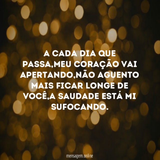 a cada dia que passa