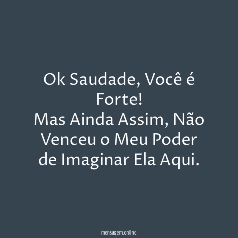 Ok Saudade