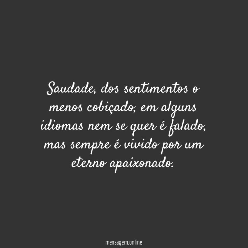 Saudade