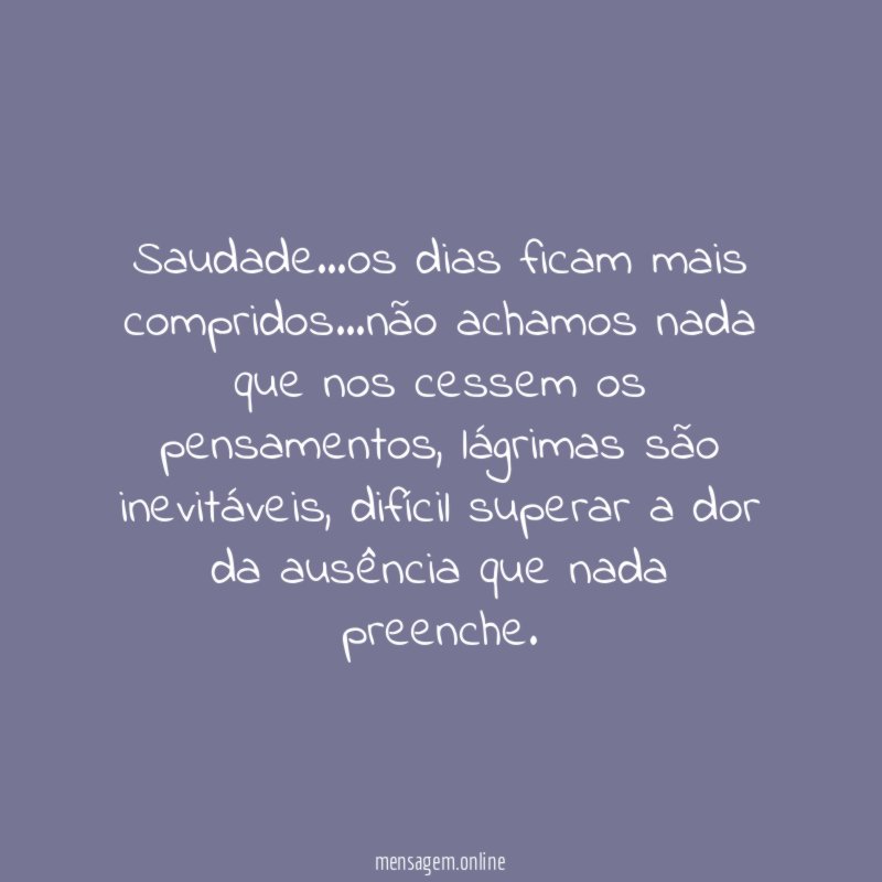 Saudade