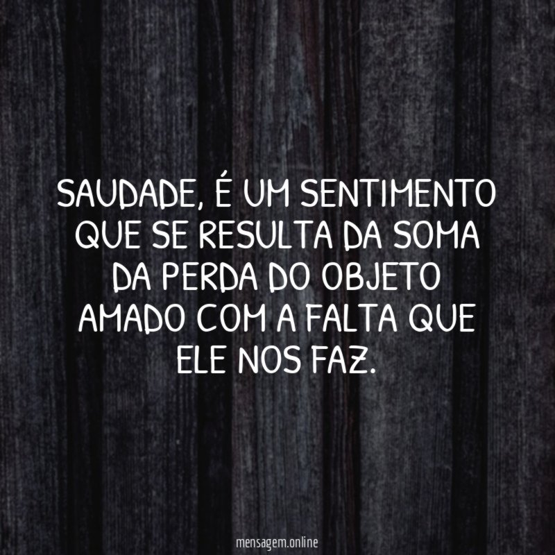 Saudade