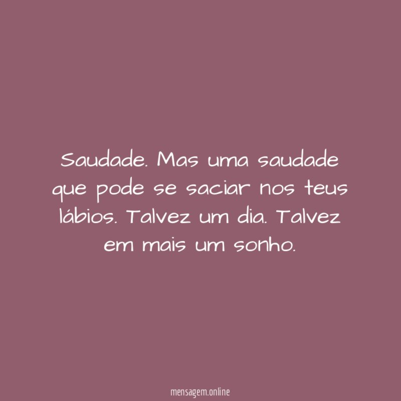 Saudade