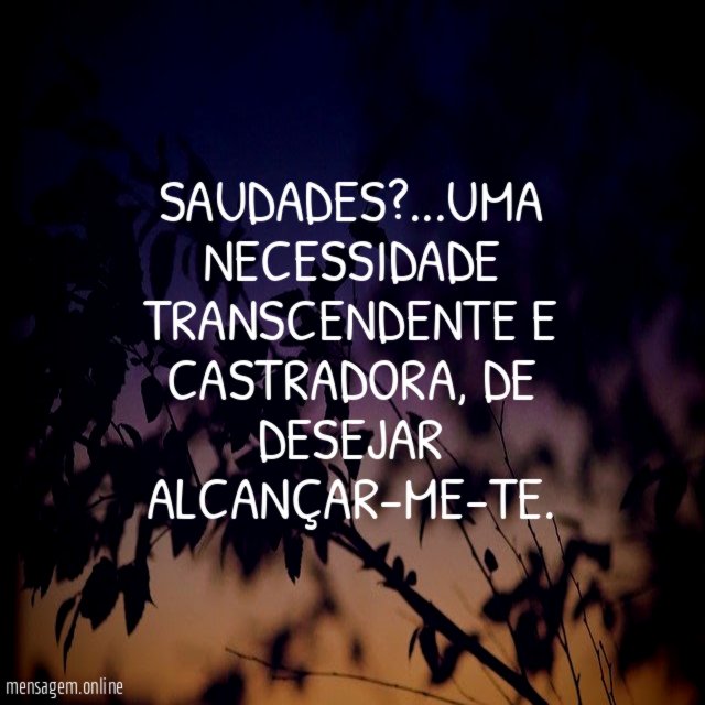 Saudades
