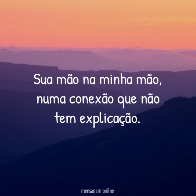Sua mão na minha mão