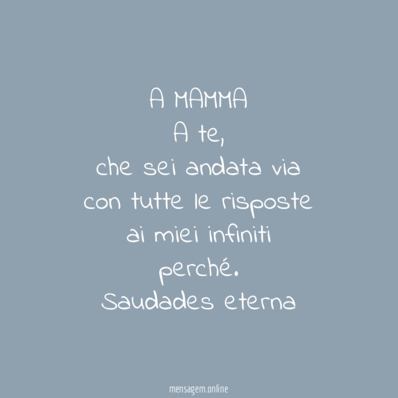 A MAMMA