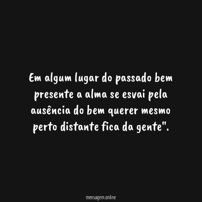 Em algum lugar do passado bem presente a