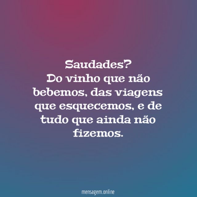 Saudades