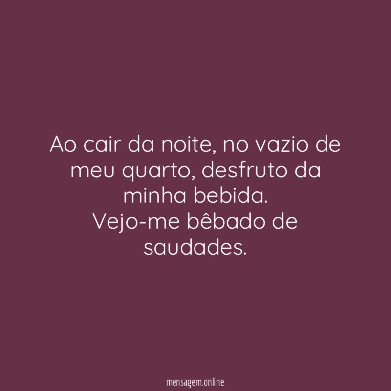 Ao cair da noite