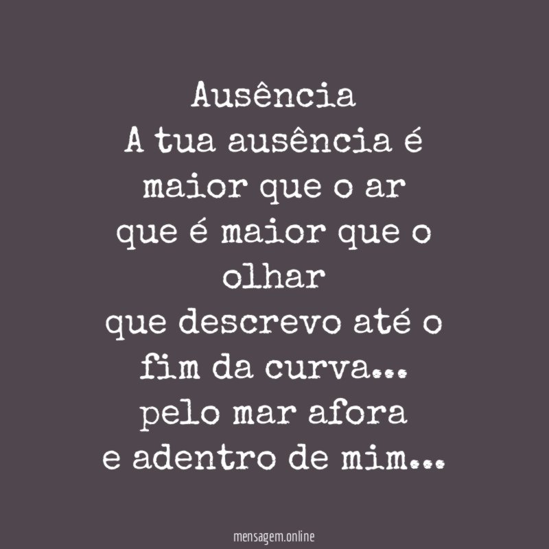 Ausência